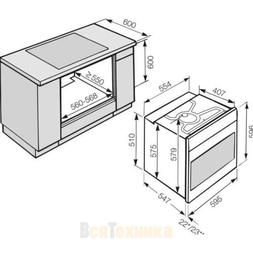 Духовой шкаф Miele H6160B EDST/CLST