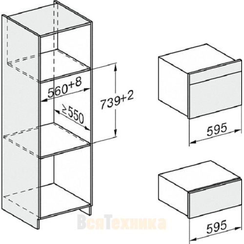 Пароварка с СВЧ Miele DGM7840 OBSW