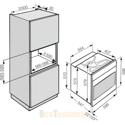 Духовой шкаф Miele H6461B BRWS