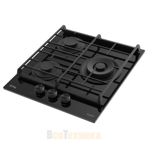 Газовая стеклянная варочная панель Korting HGG 4955 CTN