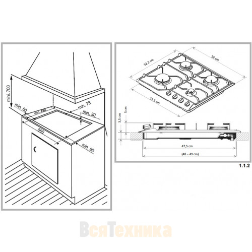 Варочная панель De Dietrich DPE7610W