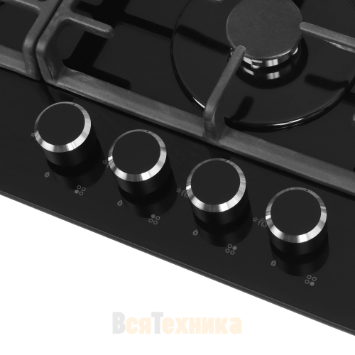 Встраиваемая газовая варочная панель Haier HHX-G64RFB