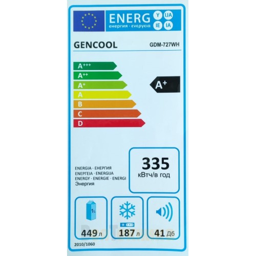 Холодильник GENCOOL GDM-727WH