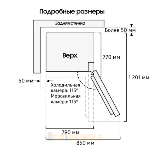 Холодильник Samsung RT53DG7B60S9WR