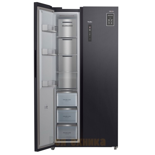Холодильник Tesler RSD-537BI графит
