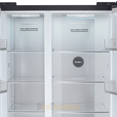 Холодильник Tesler RSD-537BI графит