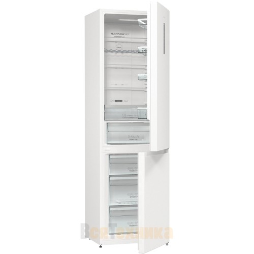 Отдельностоящий двухкамерный холодильник Gorenje NRK6202AW4