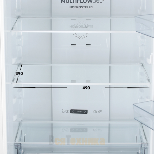 Отдельностоящий двухкамерный холодильник Gorenje NRKP61EA2W4