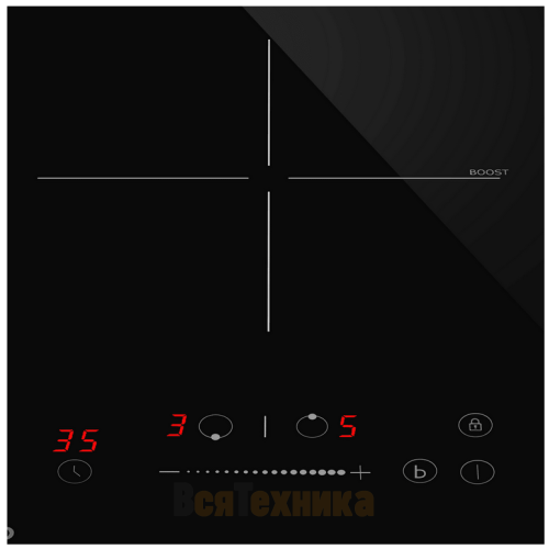 Индукционная варочная панель Maunfeld AVI3026SBK