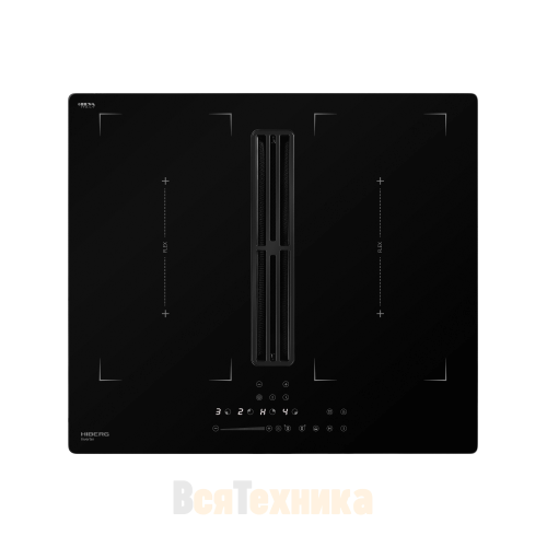 Индукционная варочная поверхность с вытяжкой HIBERG i6-VM8 B