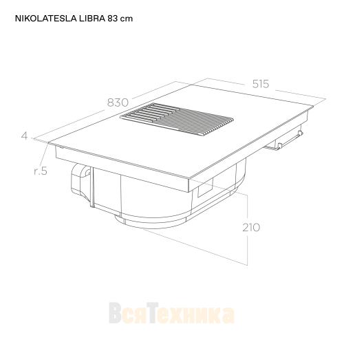 Варочная панель Elica NIKOLATESLA LIBRA EVO WH/A/83