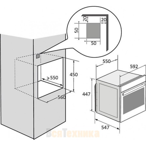 Встраиваемая микроволновая печь BRANDT BKS7131BB