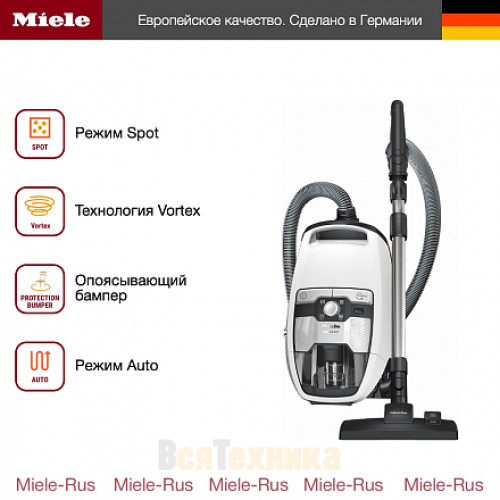 Пылесос Miele SKCR3 Blizzard CX1 Excellence белый лотос