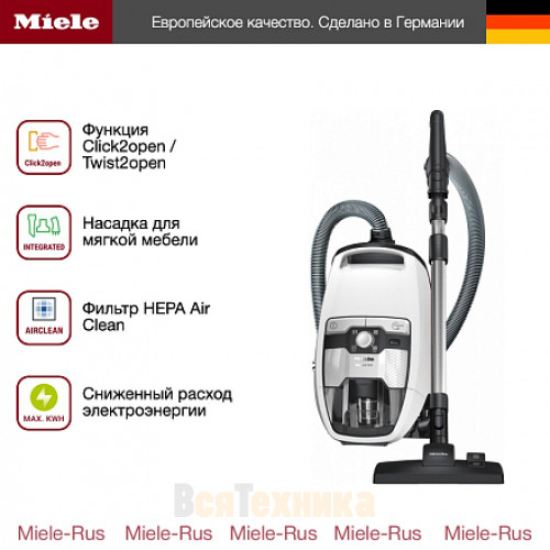 Пылесос Miele SKRF5 Blizzard CX1 Flex PowerLine белый лотос