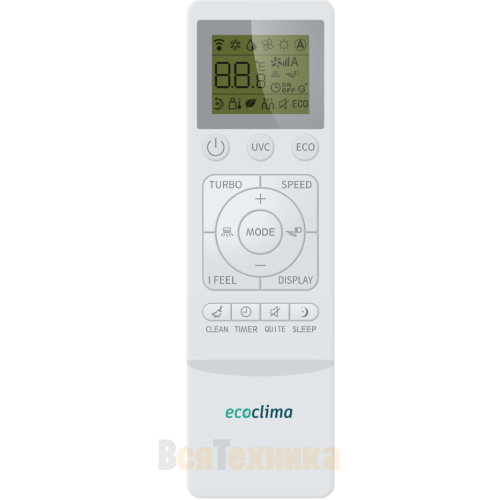 Сплит-система Ecoclima Wind line ECW/I-09QCW/EC/I-09QC