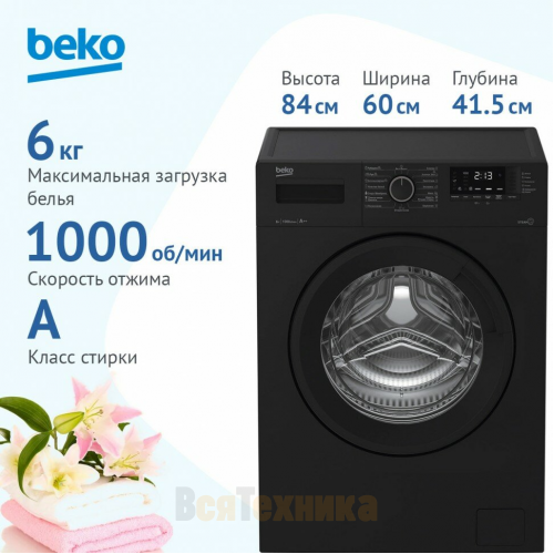 Стиральная машина Beko WSRE6512ZAA