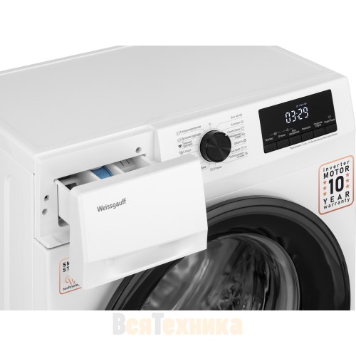 Стиральная машина с инвертором и паром Weissgauff WM 4657 Inverter Steam