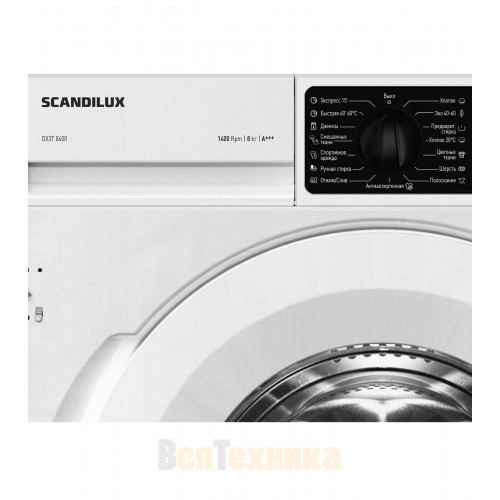 Встраиваемая стиральная машина SCANDILUX DX3T8400