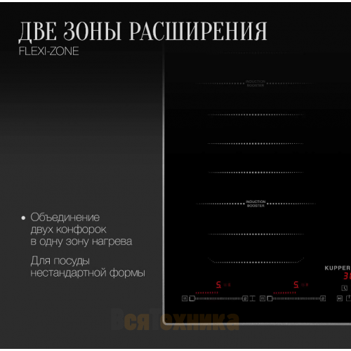 Индукционная варочная панель Kuppersberg ICS 645 F