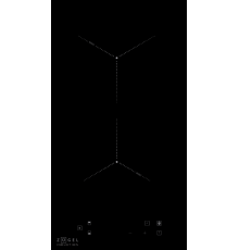 Варочная панель индукционная ZUGEL ZIH293B, черная