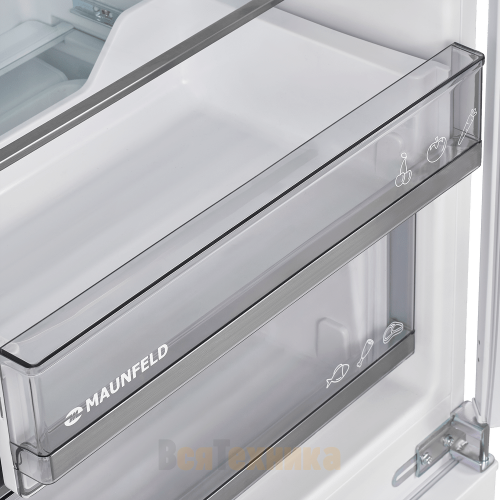 Встраиваемый холодильник Maunfeld MBF177NFFWGR Inverter