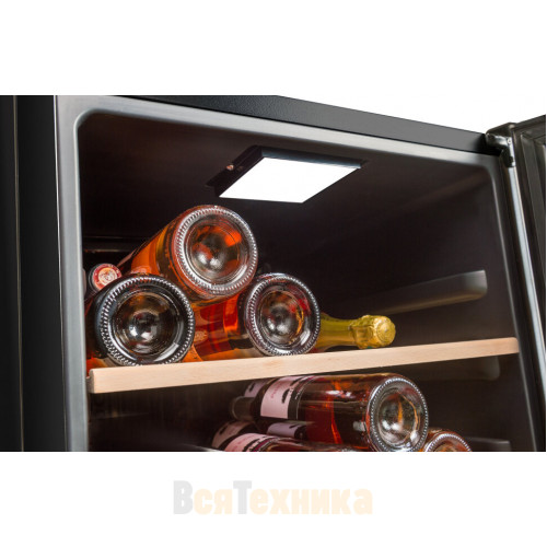 Двухзонный шкаф La Sommeliere LS51.2ZBLACK