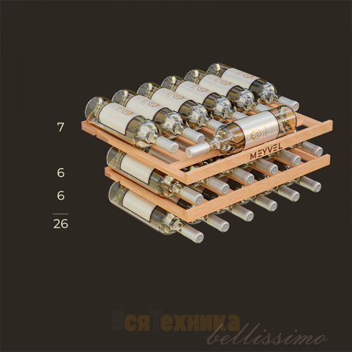Винный шкаф Meyvel MV19PRO-KBB1