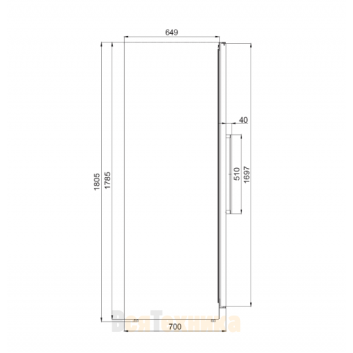 Винный шкаф Pando PVZL 180-165CRR