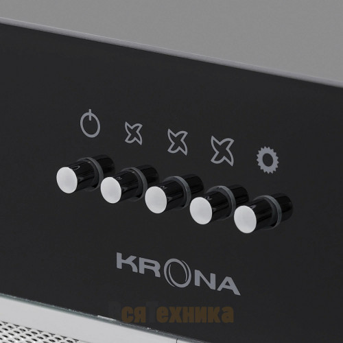 Вытяжка Krona ARVEN 500 BLACK PB