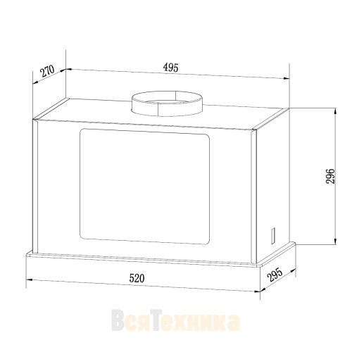 Вытяжка Weissgauff Aura 850 WH